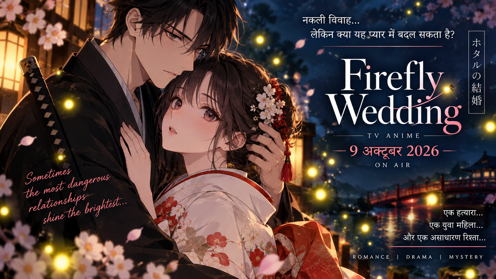 Firefly Wedding Anime ने जारी किया नया Key Visual, 9 अक्टूबर 2026 से होगा प्रसारण